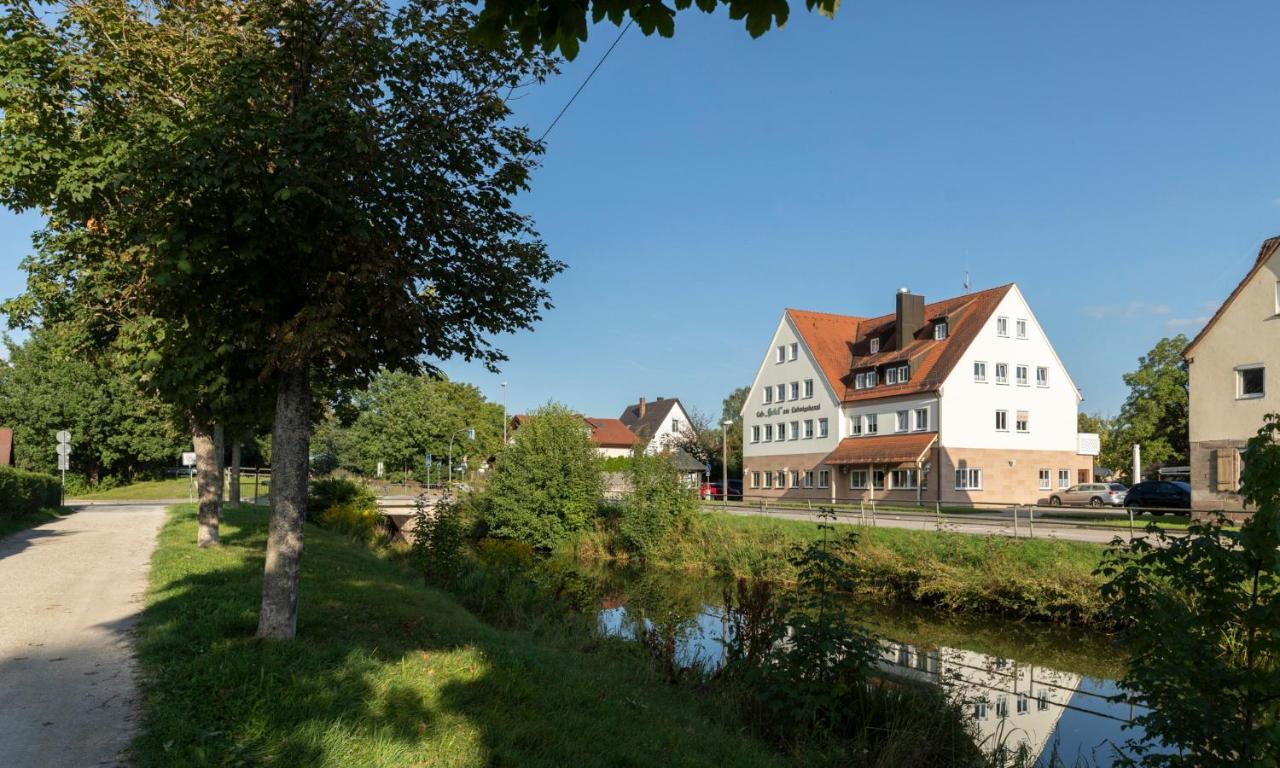 Hotel am Ludwigskanal Wendelstein Bagian luar foto